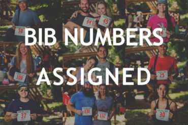 Bib Numbers and Banquet Ticket Holders