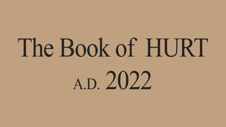 The Book Of HURT 2022